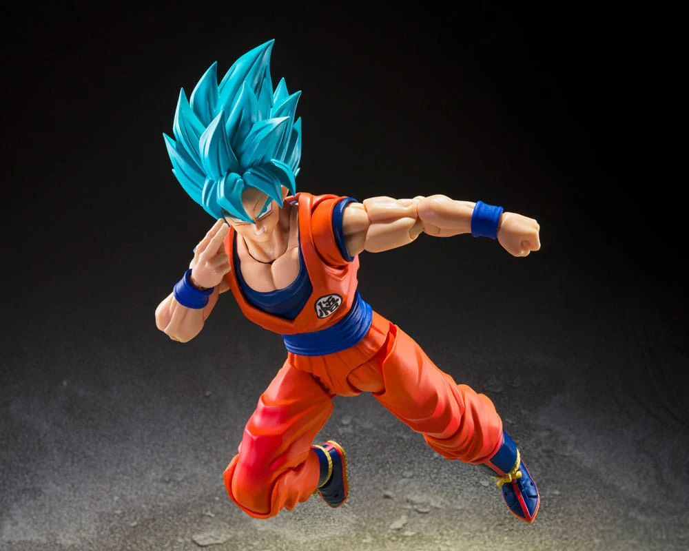 Super Saiyan God Super Son Guko (Blue power transcending Limits) Bandai Tamashii Nations - Image 6