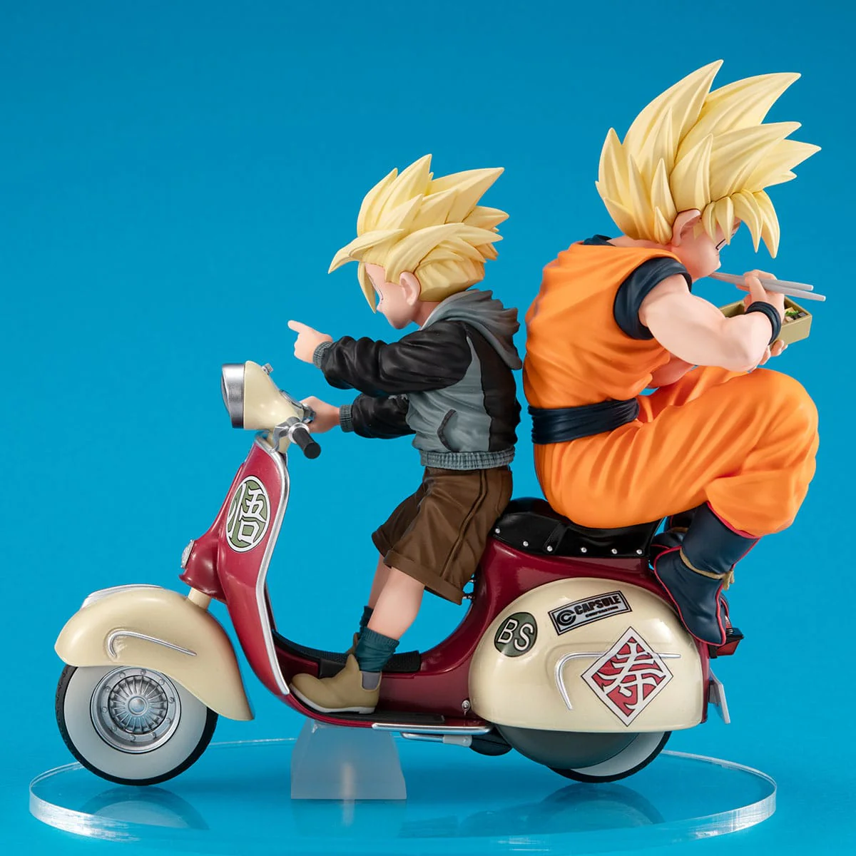 Super Saiyan Son Goku, Super Saiyan Son Gohan & Motorbike MegaHouse - Image 6
