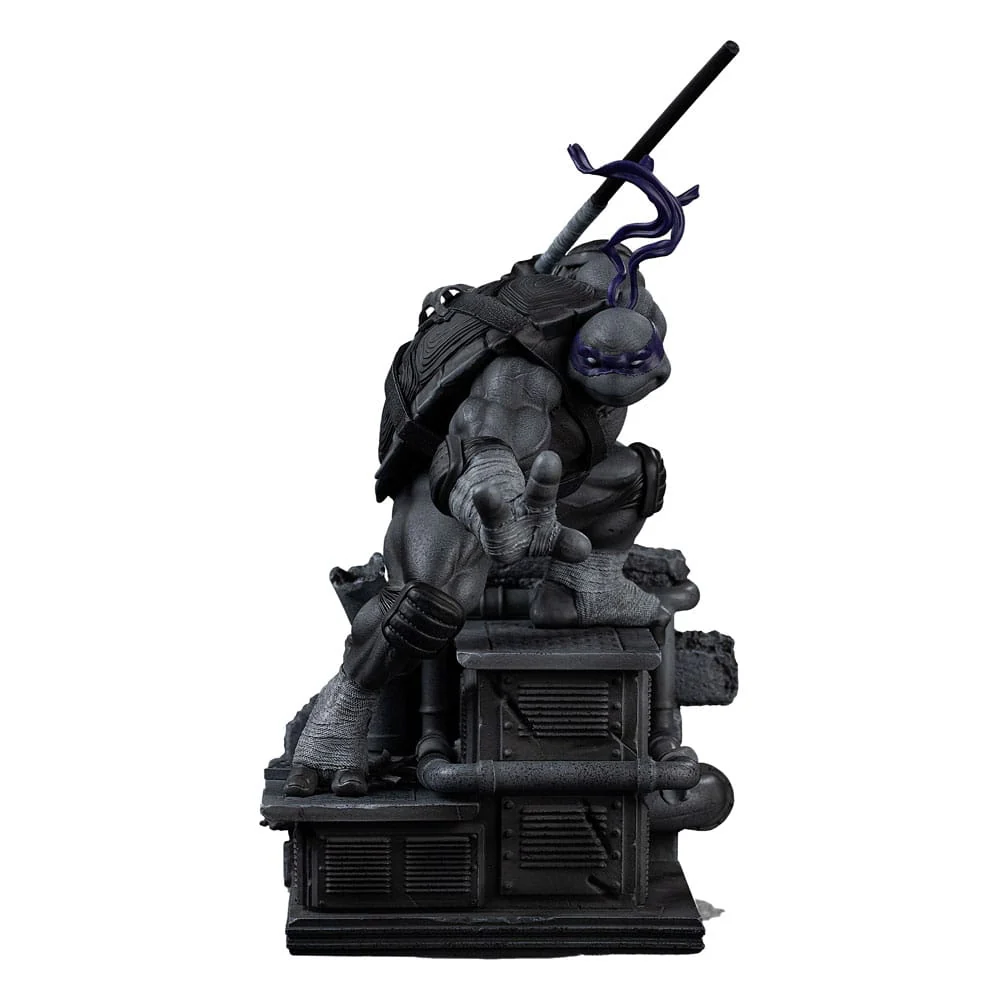 Teenage Mutant Ninja Turtles Art Scale Statue Donatello Black and White Variant heo exclusive