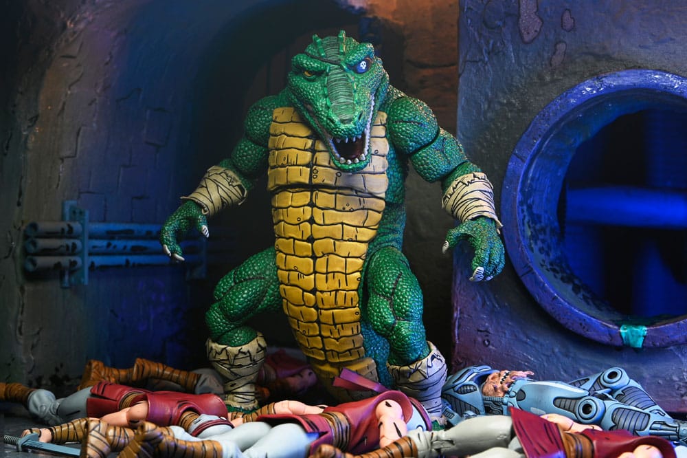 Teenage Mutant Ninja Turtles (Mirage Comics) Actionfigur Leatherhead - Beschädigte Verpackung - Image 5