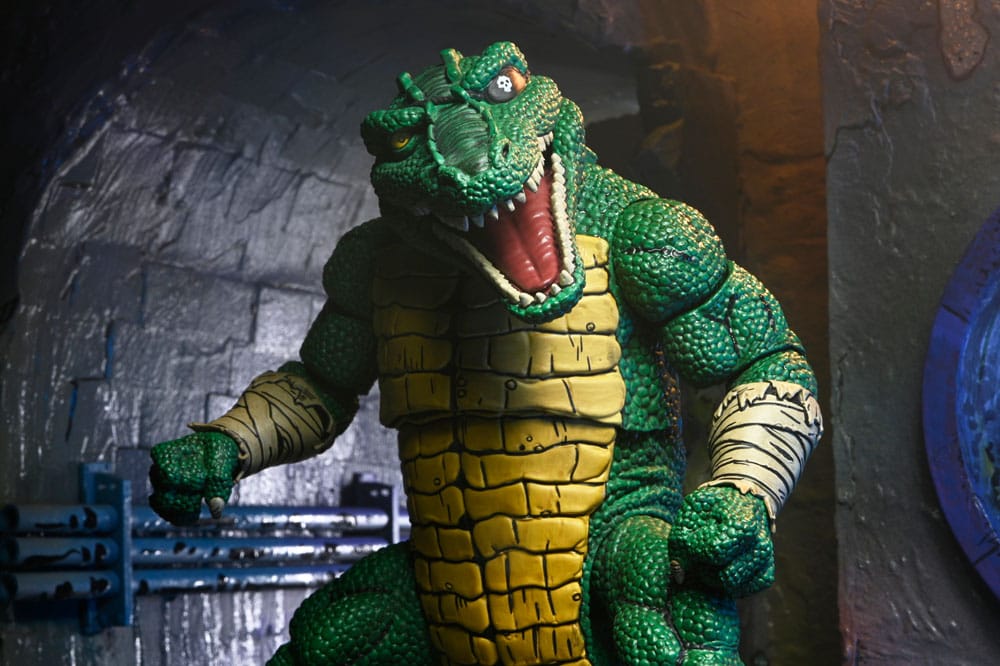 Teenage Mutant Ninja Turtles (Mirage Comics) Actionfigur Leatherhead - Beschädigte Verpackung - Image 6