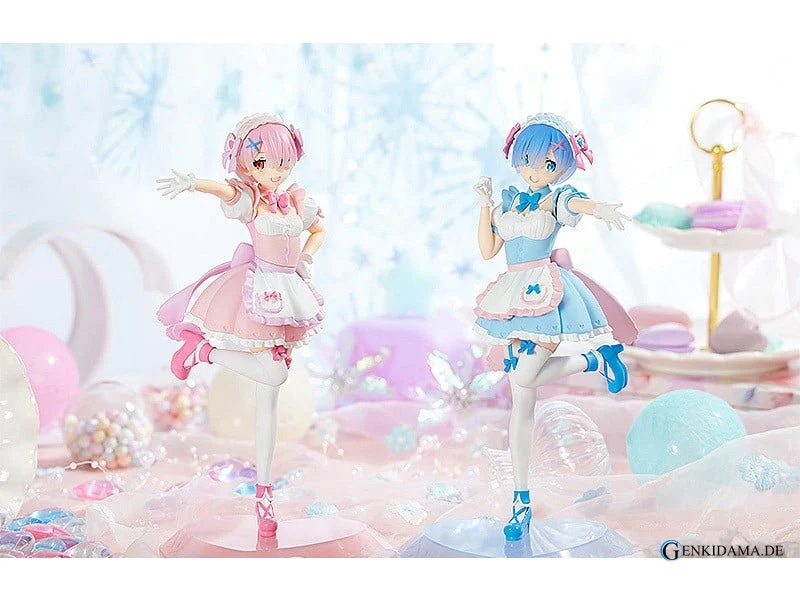 Tenitol Yumekawa Maid Rem & Ram: Set With Bonus (PVC Figure) - Image 8