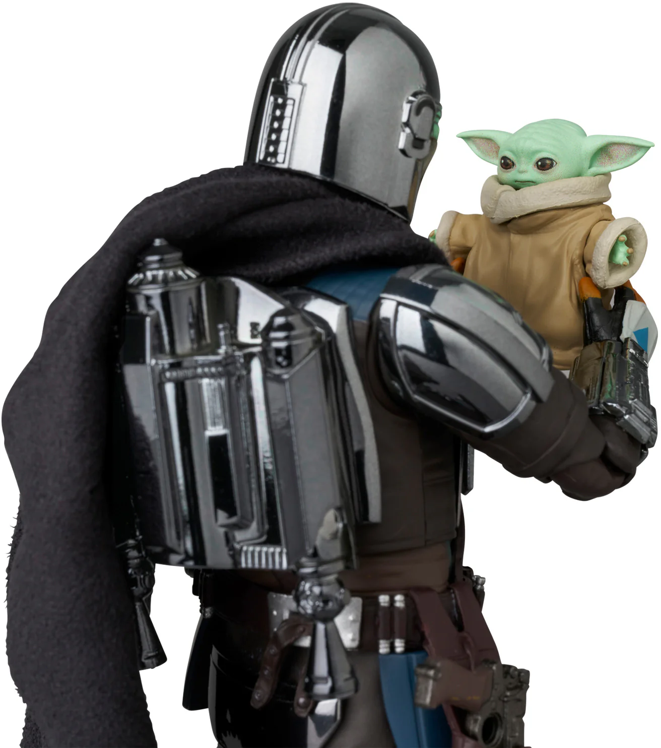 The Mandalorian Chrome Ver. Mafex Medicom Toys - Image 7