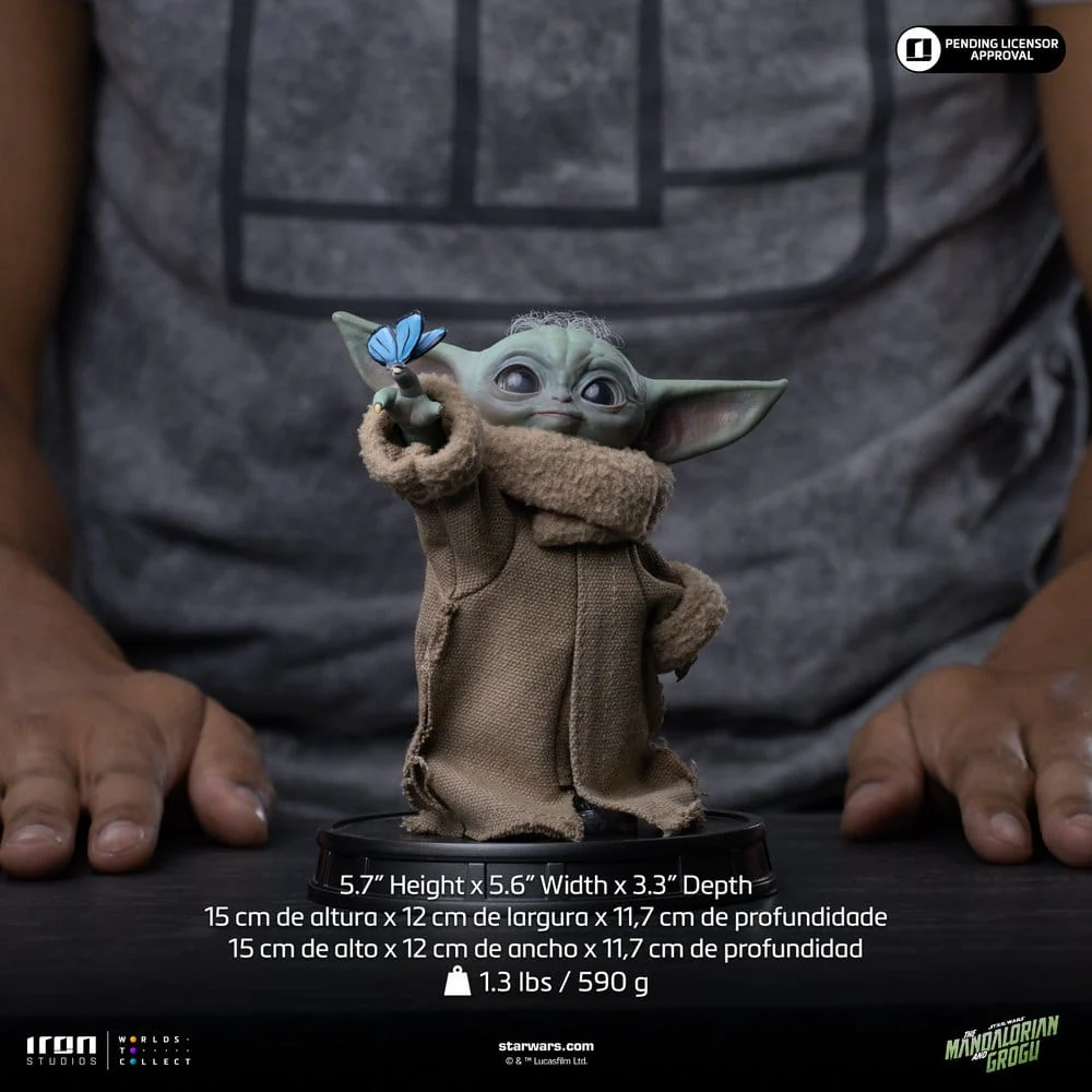 The Mandalorian & Grogu Grogu Collection Statue Grogu Butterfly Wonder - Image 2