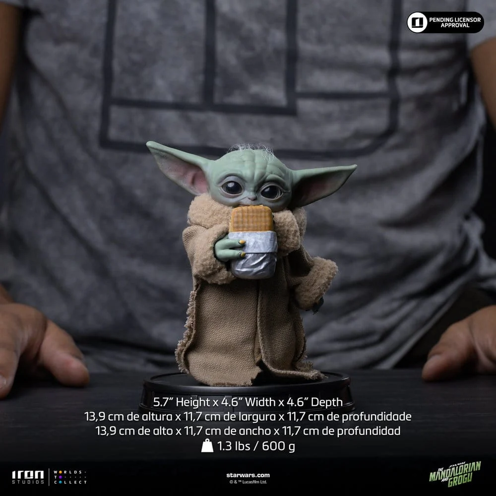 The Mandalorian & Grogu Grogu Collection Statue Grogu Food Cart Snack - Image 2
