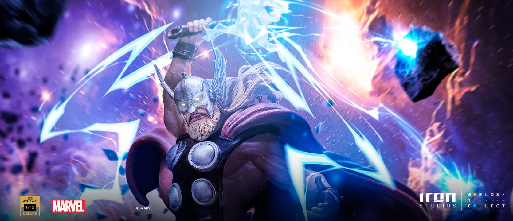 Thor - Deluxe BDS Art Scale Statue - Iron Studios - Image 8