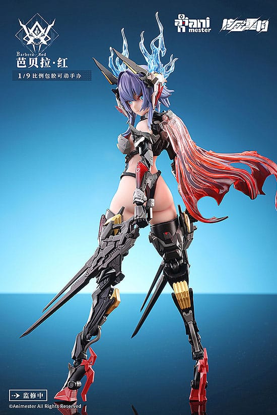Thunderbolt-barbera red Animester Alloy Articulated Assemblable Model - Image 4