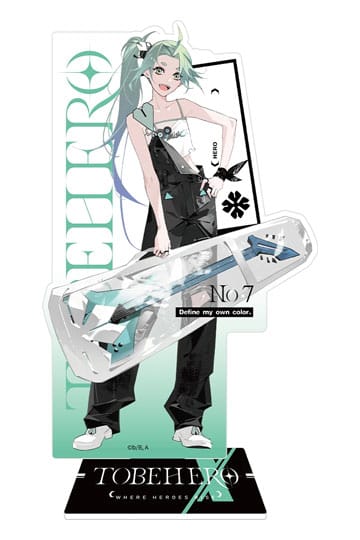 To Be Hero X Acryl-Aufsteller Hero Show Series Lucky Cyan