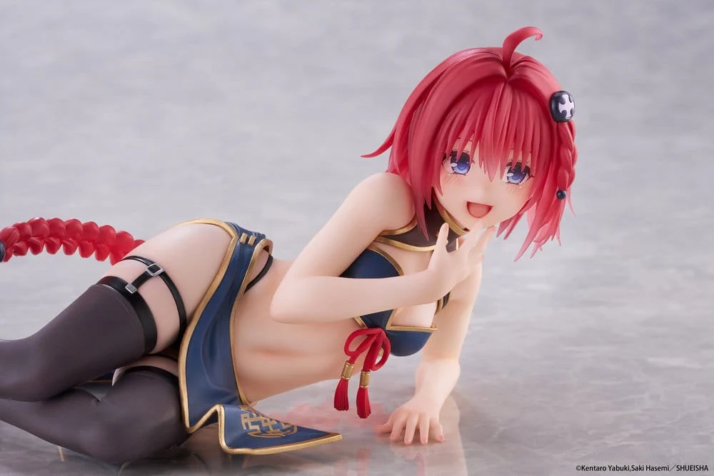 To Love-Ru Darkness Desktop Cute PVC Figur Mea Kurosaki (Chinese Dress Ver.) - Image 5