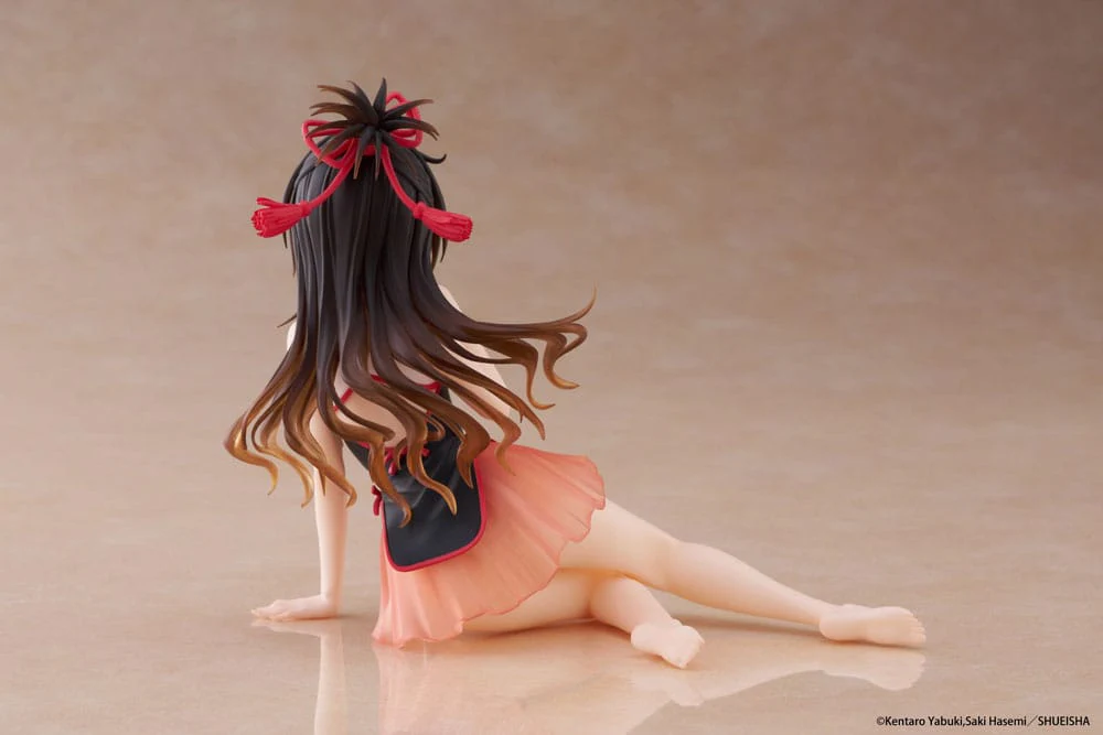 To Love-Ru Darkness PVC Statue Desktop Cute Figure Mikan Yuki Chinese Dress Ver. - Beschädigte Verpackung - Image 4