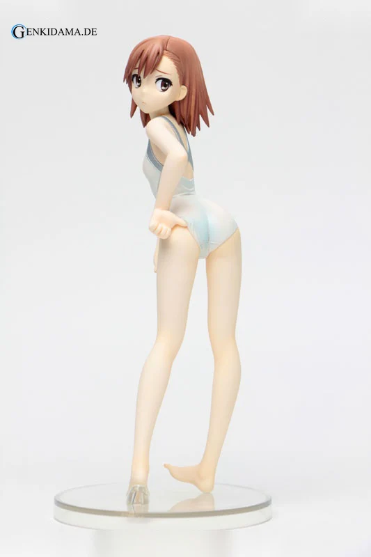 Toaru Kagaku no Railgun - Mikoto Misaka Tokiwadai Junior High Specified White Swimsuit Anime Ver. - Image 2