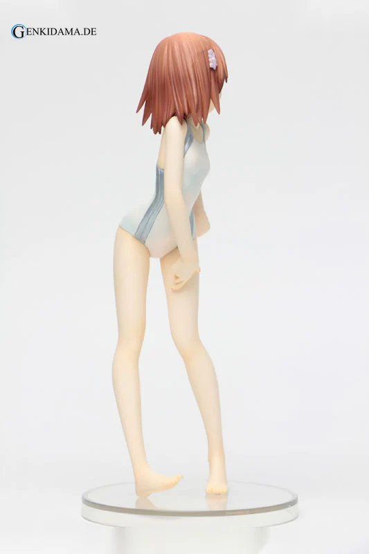 Toaru Kagaku no Railgun - Mikoto Misaka Tokiwadai Junior High Specified White Swimsuit Anime Ver. - Image 3