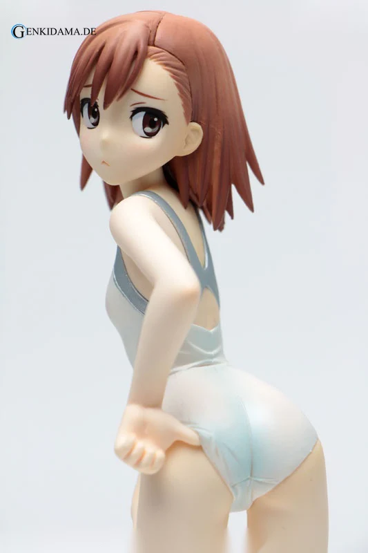Toaru Kagaku no Railgun - Mikoto Misaka Tokiwadai Junior High Specified White Swimsuit Anime Ver. - Image 4