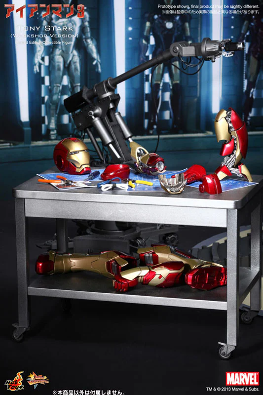 Tony Stark Iron Man 3 Movie Masterpiece Hot Toys - Image 10