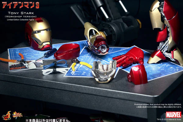 Tony Stark Iron Man 3 Movie Masterpiece Hot Toys - Image 11