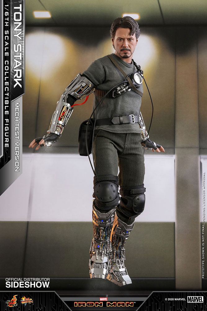 Tony Stark (Mech Test Version) 1/6 Scale Collectible Figure – Hot Toys Movie Masterpiece - Image 10