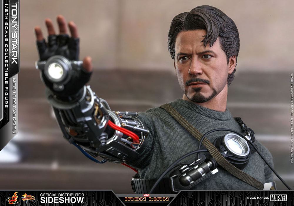 Tony Stark (Mech Test Version) 1/6 Scale Collectible Figure – Hot Toys Movie Masterpiece - Image 4