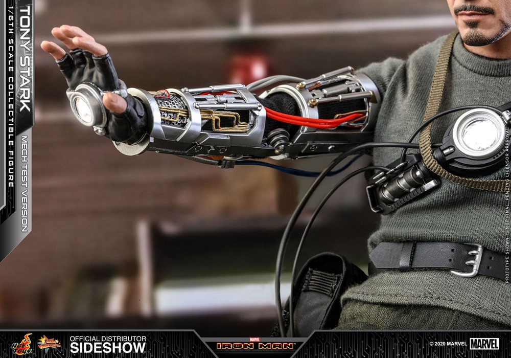 Tony Stark (Mech Test Version) 1/6 Scale Collectible Figure – Hot Toys Movie Masterpiece - Image 5