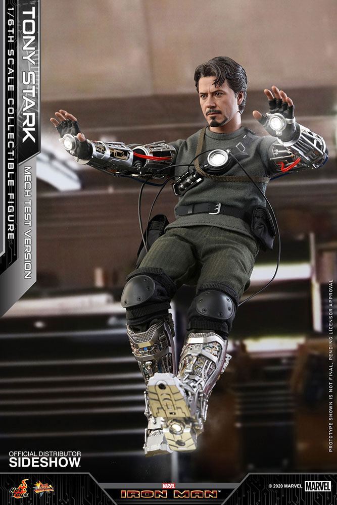 Tony Stark (Mech Test Version) 1/6 Scale Collectible Figure – Hot Toys Movie Masterpiece - Image 7