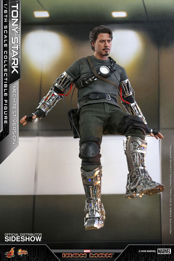 Tony Stark (Mech Test Version) 1/6 Scale Collectible Figure – Hot Toys Movie Masterpiece - Image 8