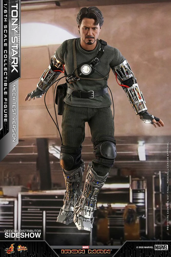 Tony Stark (Mech Test Version) 1/6 Scale Collectible Figure – Hot Toys Movie Masterpiece - Image 9