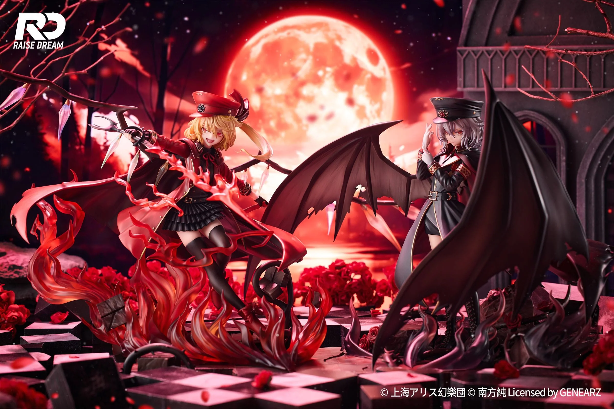 Touhou Project PVC Statue Flandre Scarlet Military Uniform Ver. - Beschädigte Verpackung - Image 11