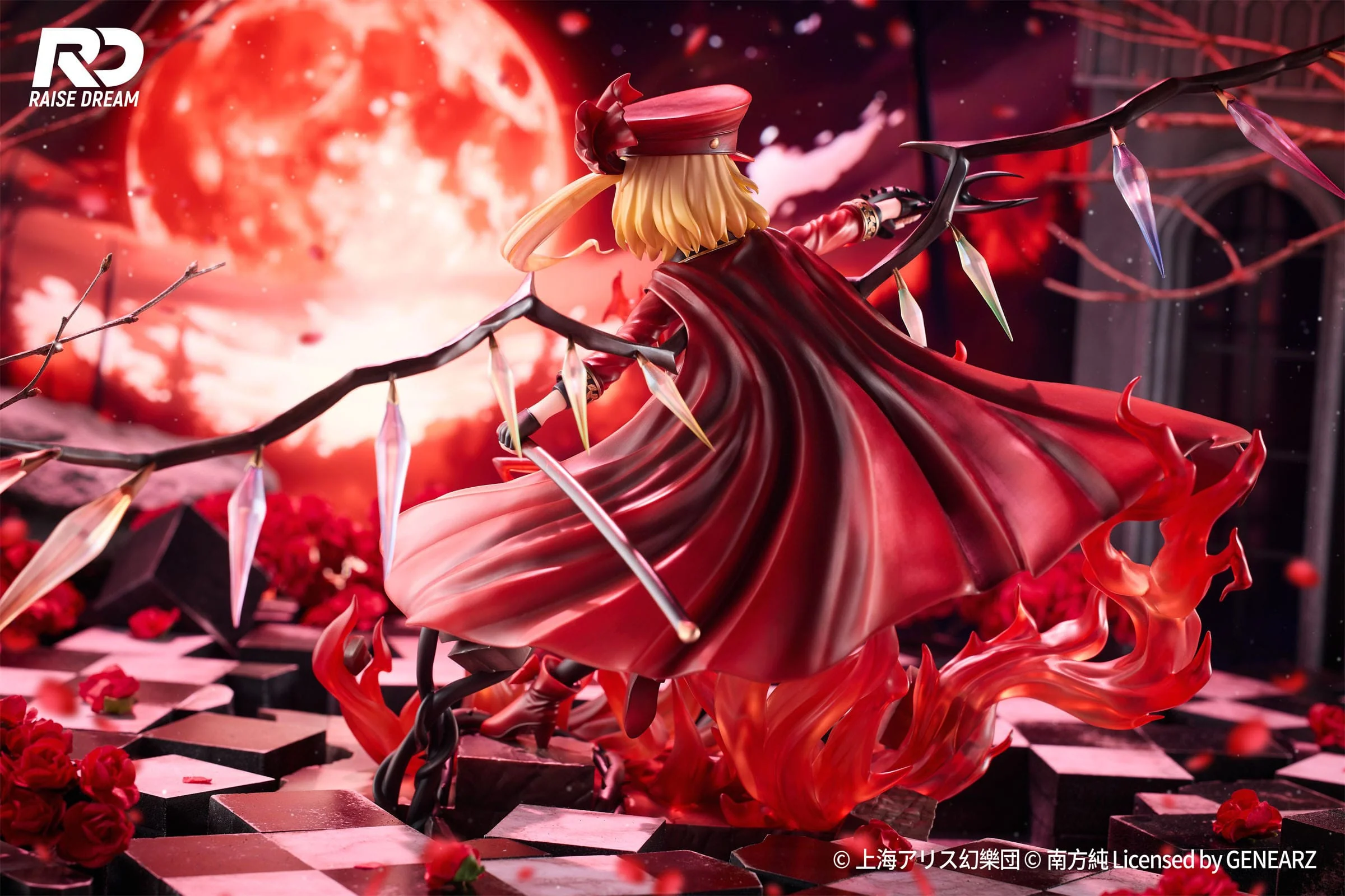 Touhou Project PVC Statue Flandre Scarlet Military Uniform Ver. - Beschädigte Verpackung - Image 12