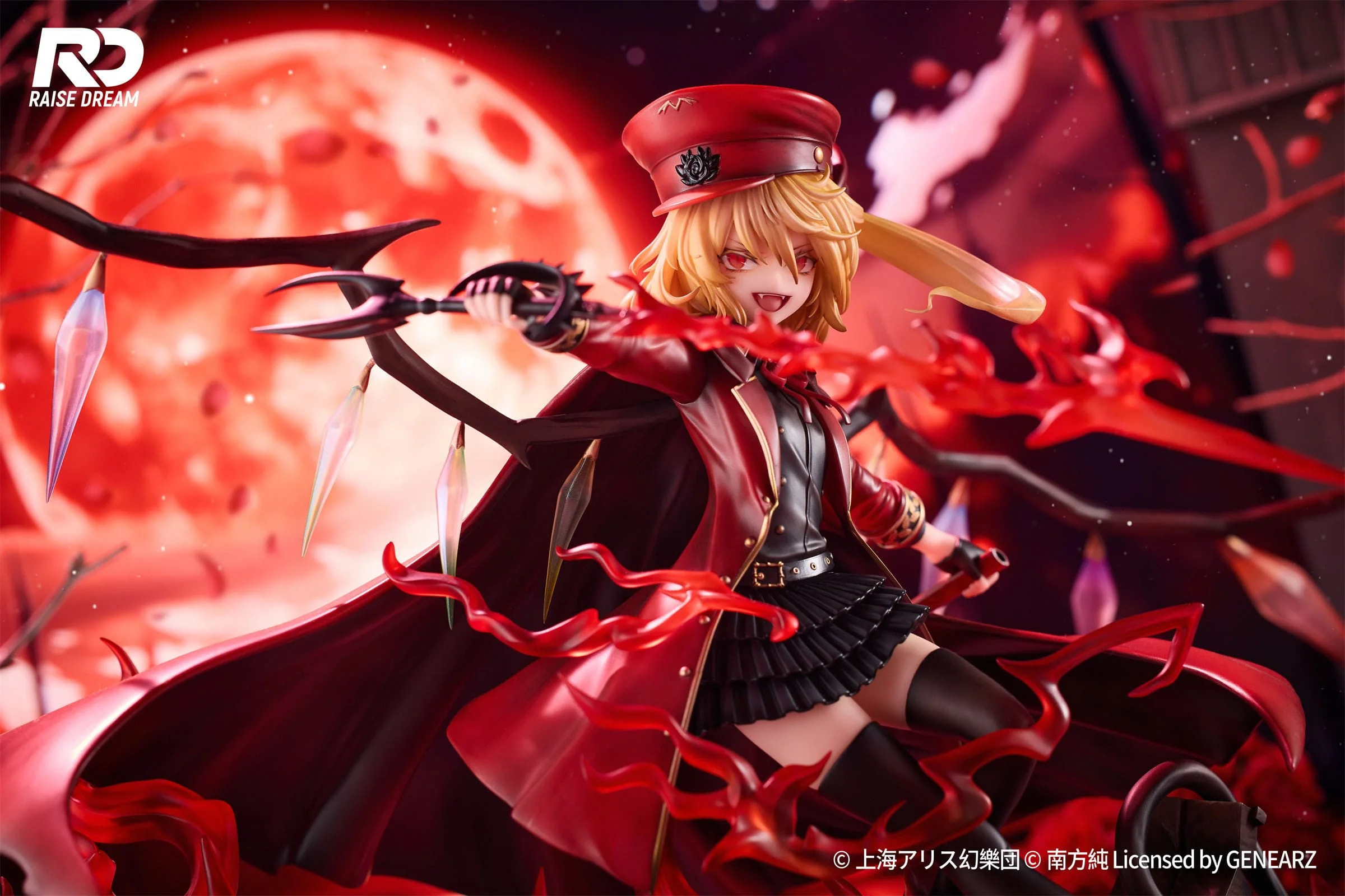 Touhou Project PVC Statue Flandre Scarlet Military Uniform Ver. - Beschädigte Verpackung - Image 13
