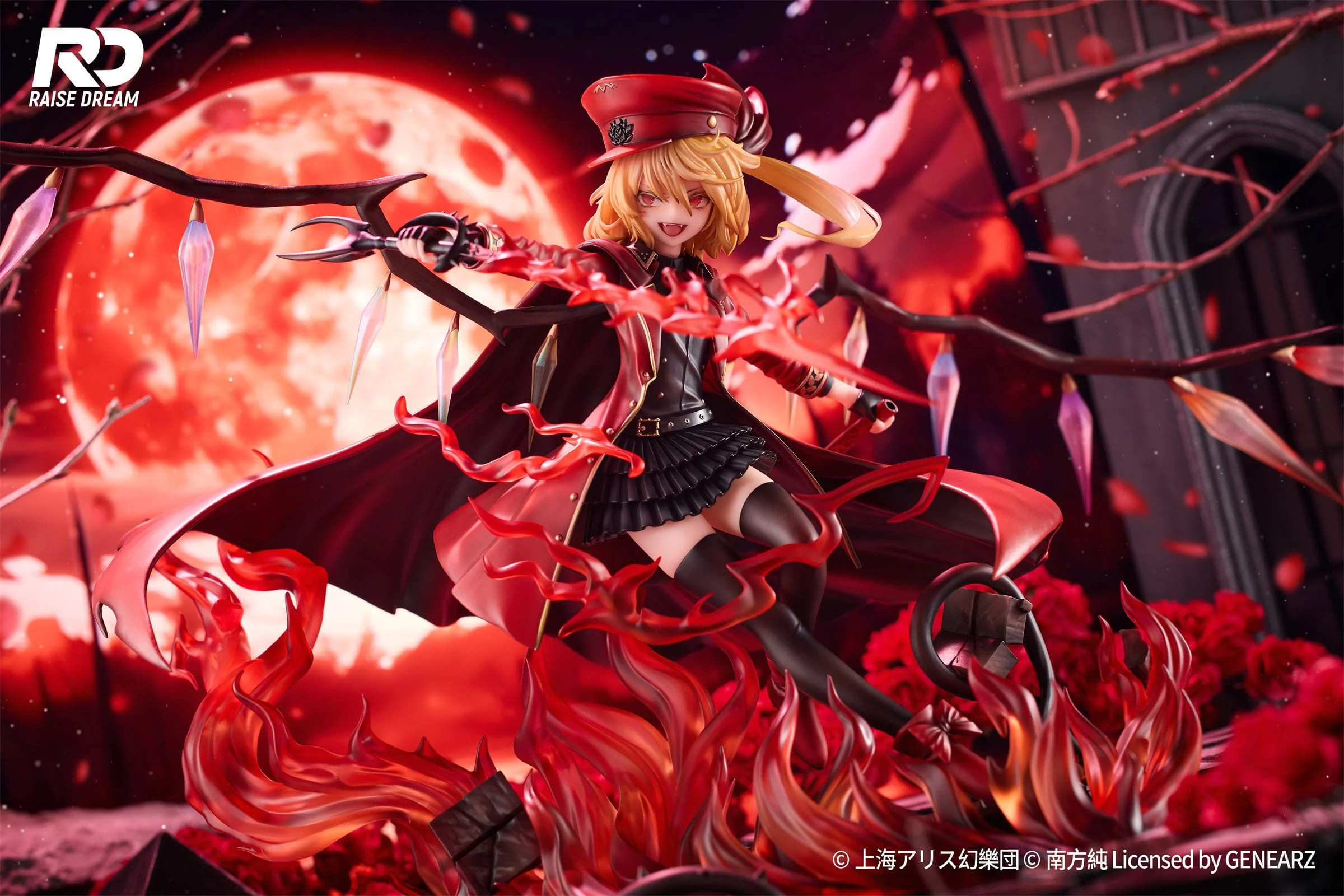 Touhou Project PVC Statue Flandre Scarlet Military Uniform Ver. - Beschädigte Verpackung - Image 17