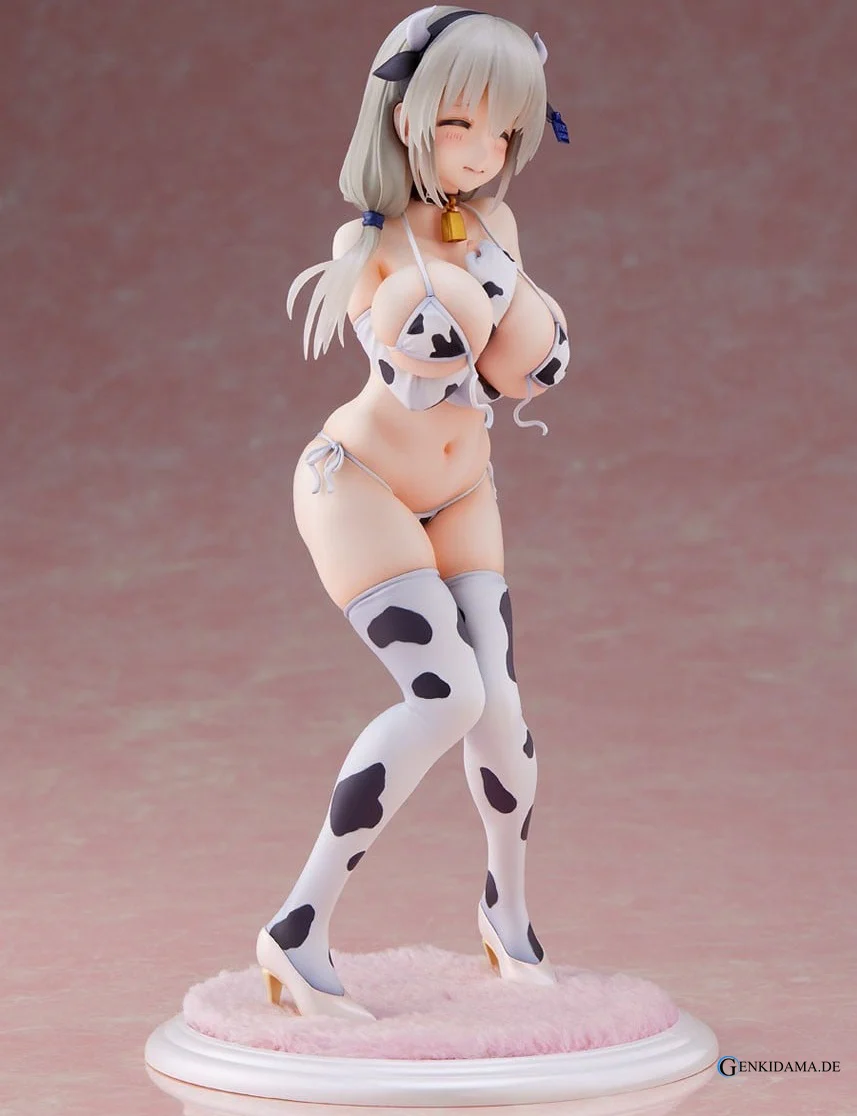 Tsuki Uzaki [Cow Pattern Bikini] (PVC Figure) - Image 3