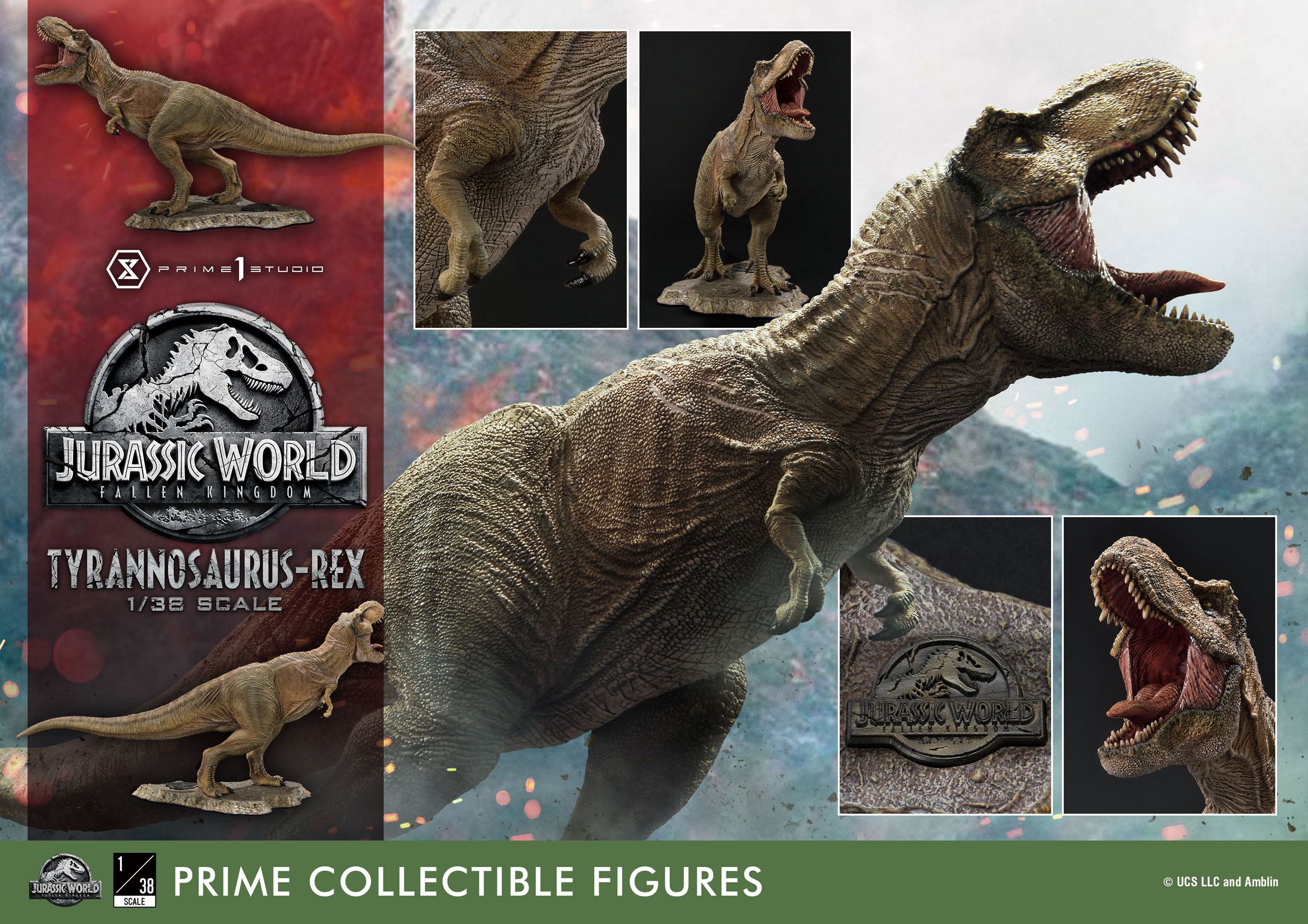 Tyrannosaurus-Rex Prime Collectibles Jurassic World: Fallen Kingdom (Pre-Owned) - Image 26