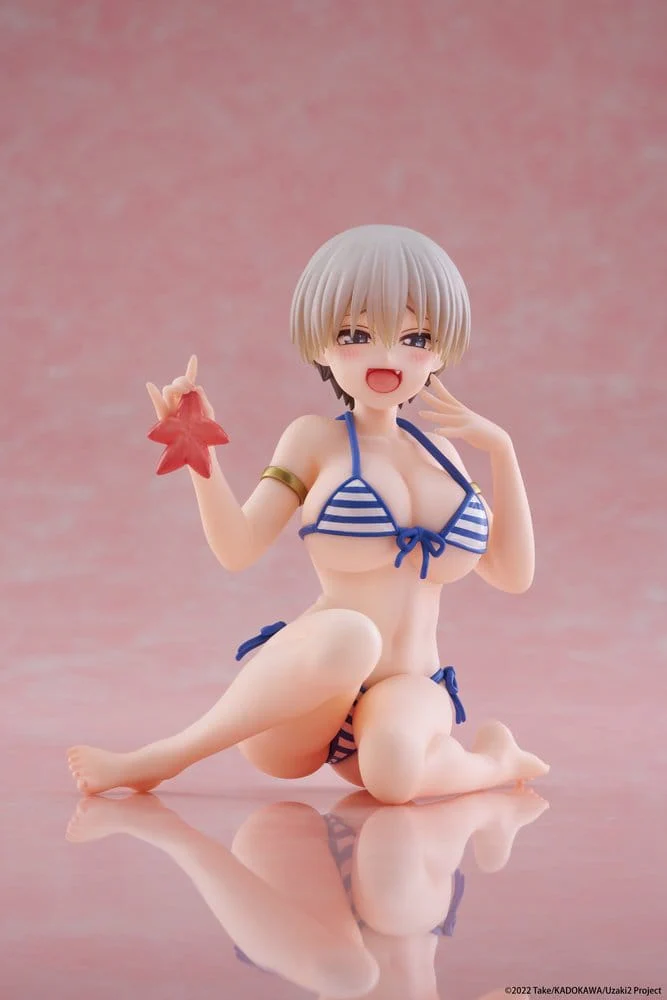Uzaki-chan Wants to Hang Out! Desktop Cute PVC Figur Hana Uzaki (Swim wear Ver.)