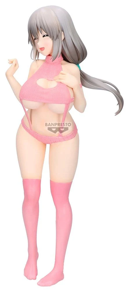 Uzaki-chan Wants to Hang Out! Eternal Romance PVC-Figur Tsuki Uzaki (Sweater Swimsuit Ver.)