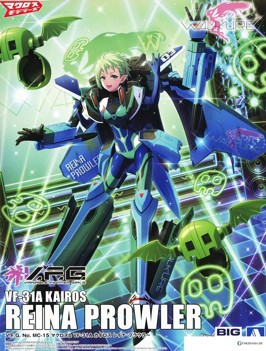 V.F.G. Macross Delta VF-31A Kairos Reina Prowler (Plastic model)
