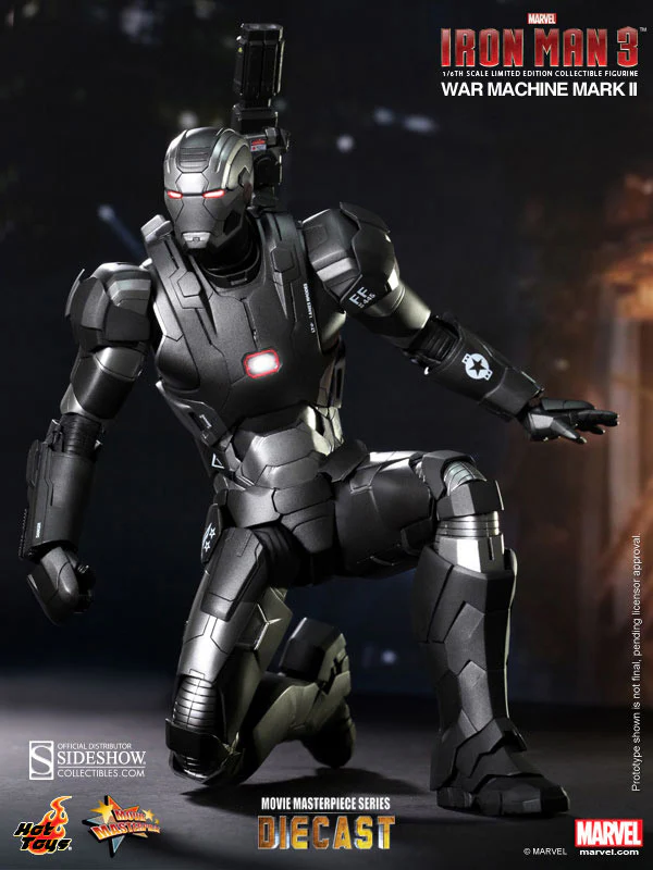 War Machine Mark II Iron Man 3 MMS Diecast Hot Toys - Image 5