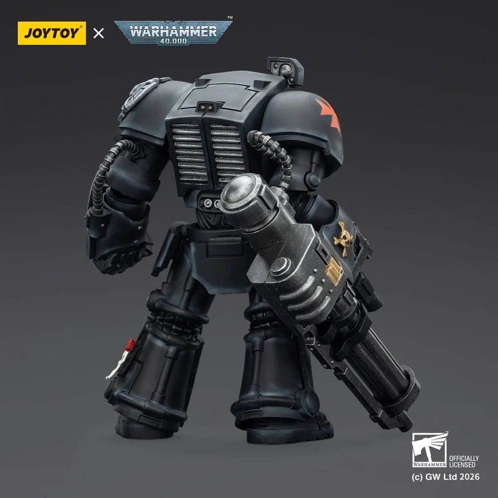 Warhammer 40,000 Actionfigur Black Templars Terminator 3 with Power Fist and Assault Cannon 14 cm - Image 2