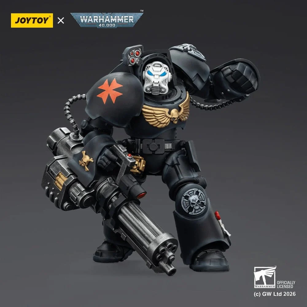 Warhammer 40,000 Actionfigur Black Templars Terminator 3 with Power Fist and Assault Cannon 14 cm - Image 4