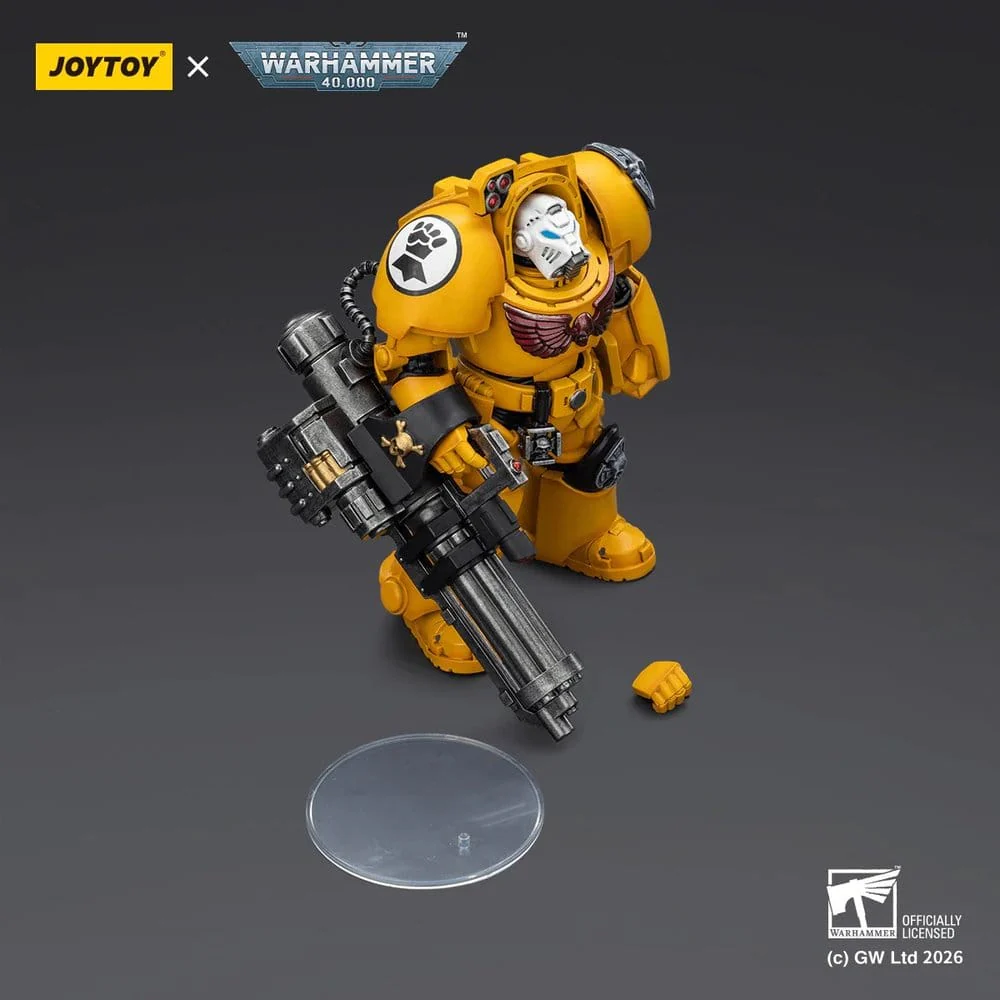Warhammer 40,000 Actionfigur Imperial Fists Terminator 3 with Power Fist and Assault Cannon 14 cm - Image 2