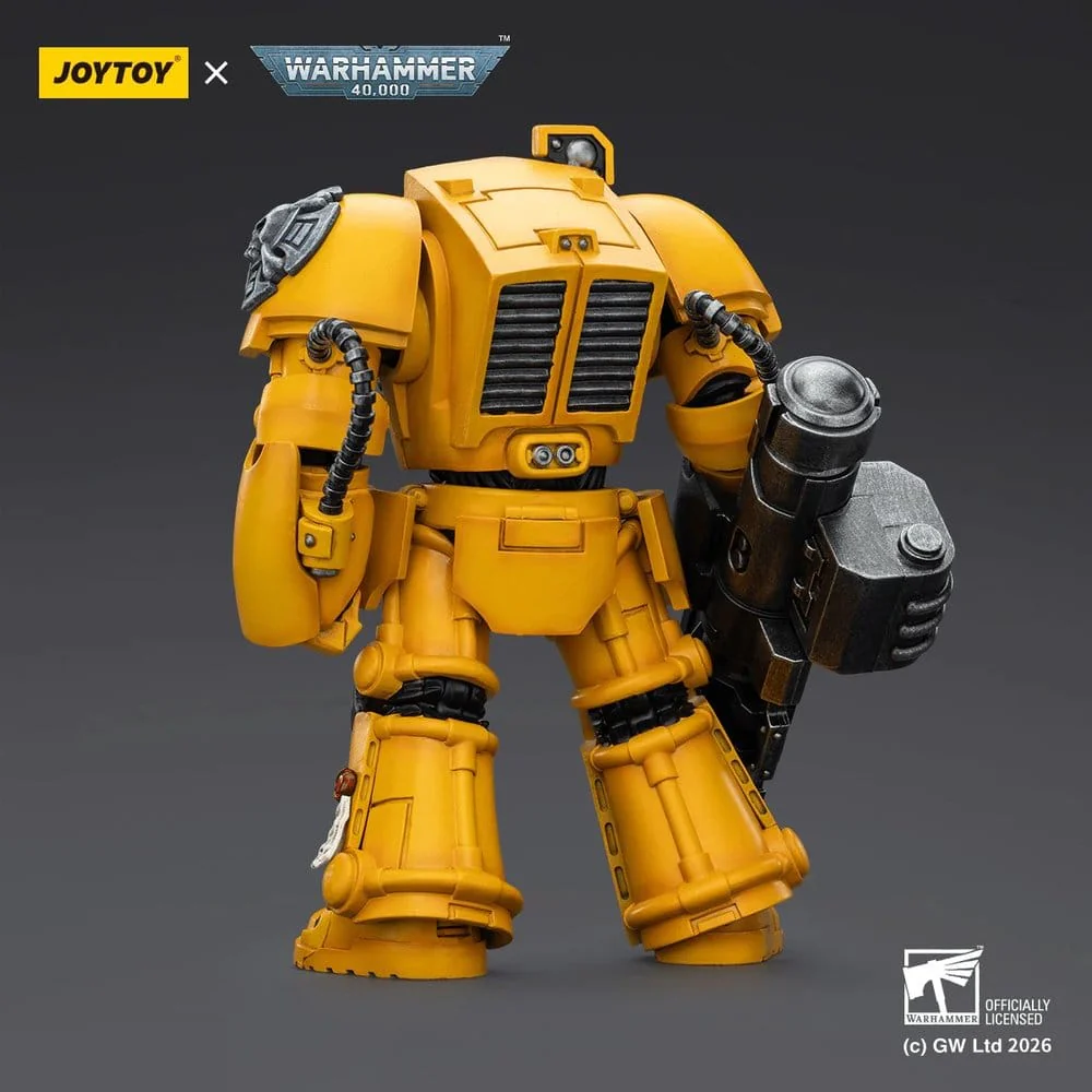 Warhammer 40,000 Actionfigur Imperial Fists Terminator 3 with Power Fist and Assault Cannon 14 cm - Image 6