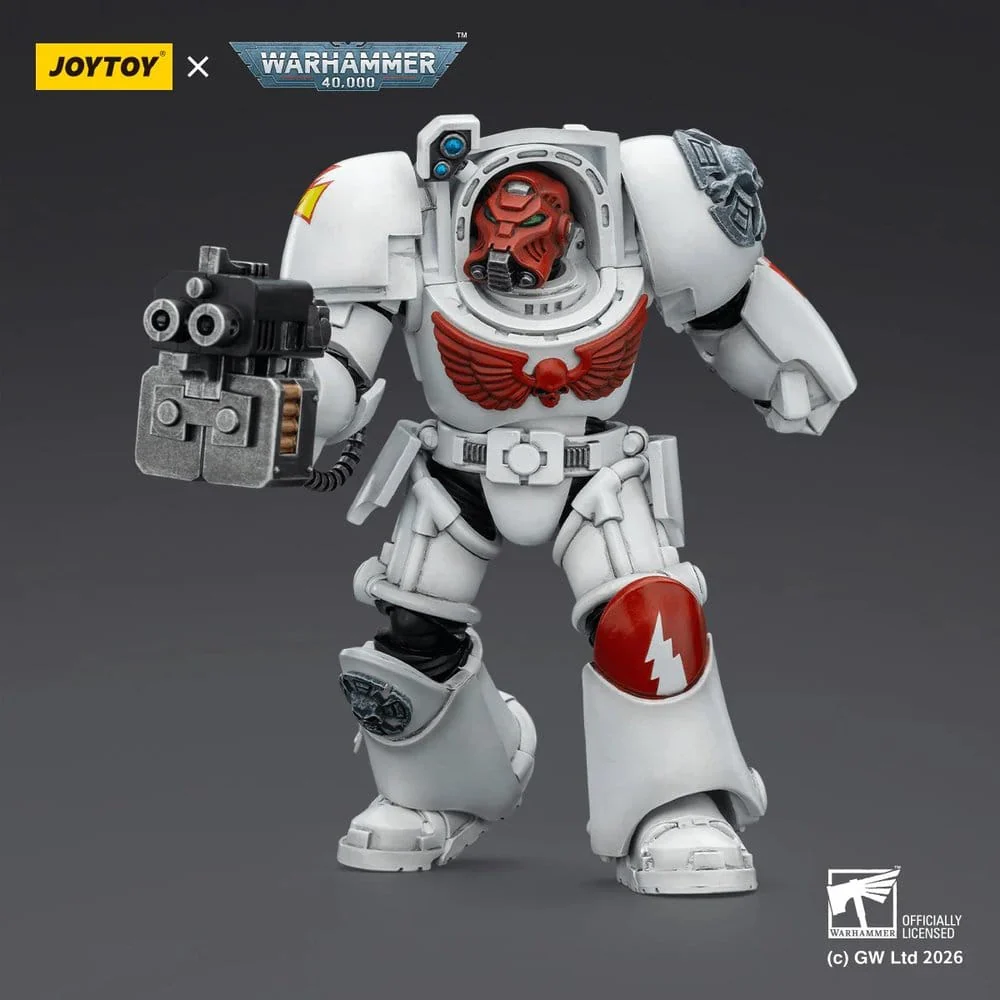 Warhammer 40,000 Actionfigur White Scars Terminator 2 with Power Fist and Storm Bolter 14 cm - Image 7