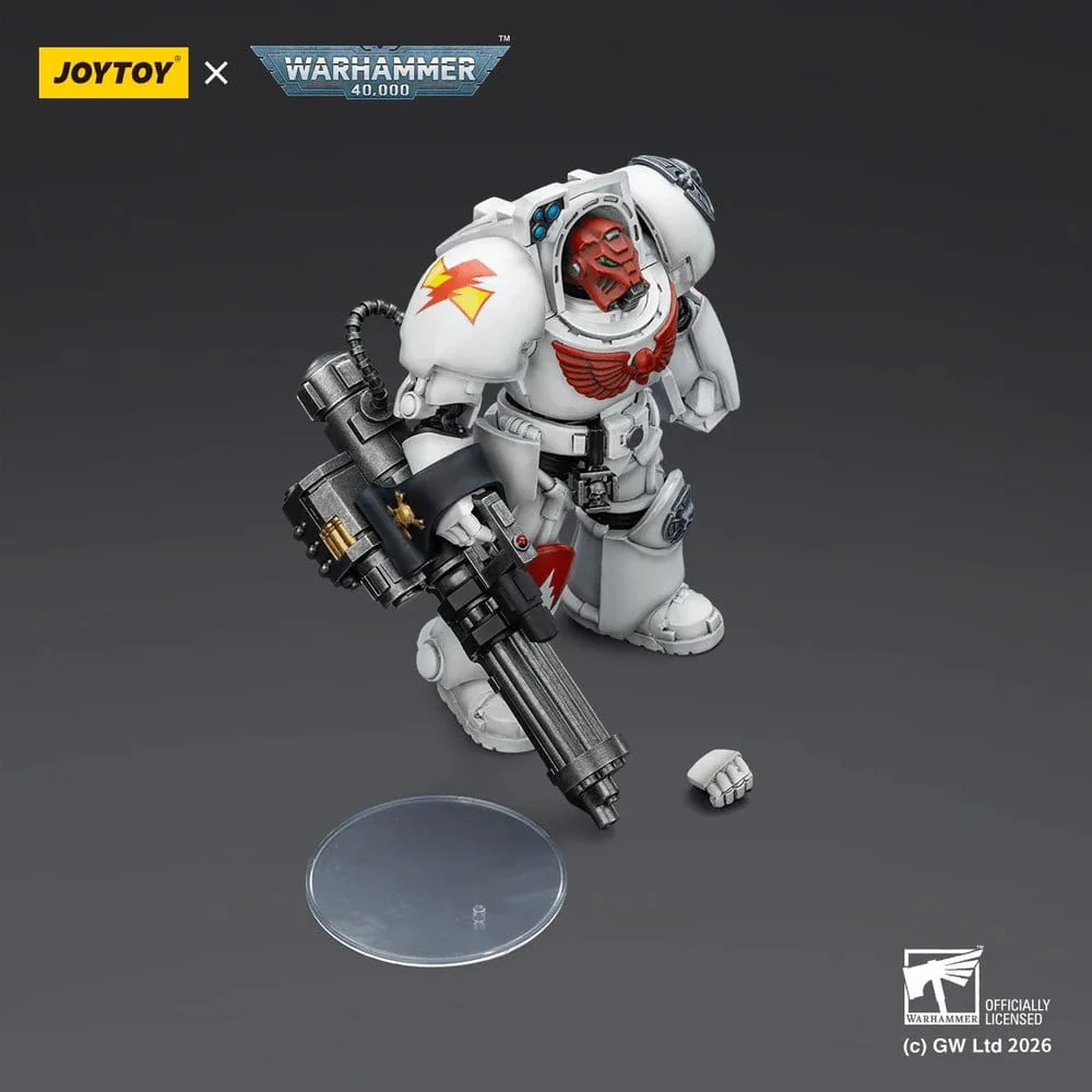 Warhammer 40,000 Actionfigur White Scars Terminator 3 with Power Fist and Assault Cannon 14 cm - Image 3