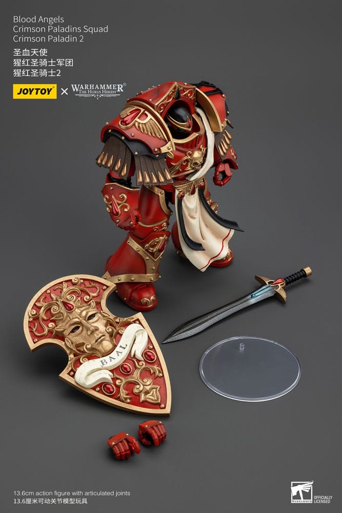 Warhammer The Horus Heresy Actionfigur Blood Angels Crimson Paladins Squad Crimson Paladin 2 - Image 3