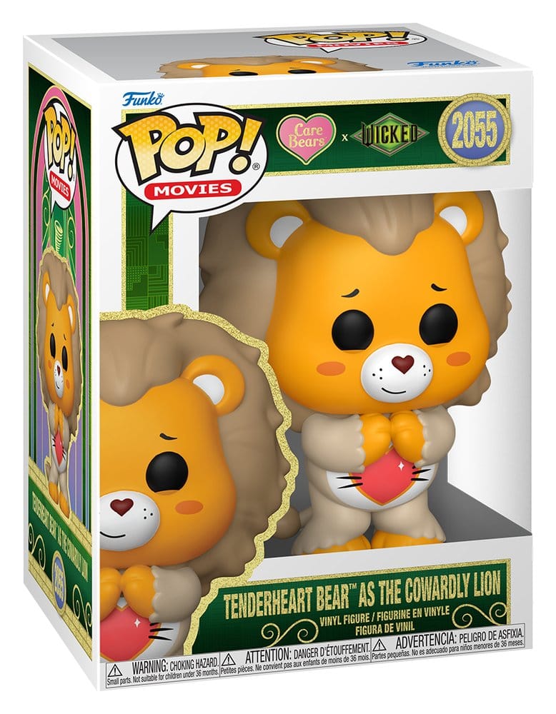 Wicked x Die Glücksbärchis POP! Vinyl Figur Tenderheart Bear as the Cowardly Lion - Image 2