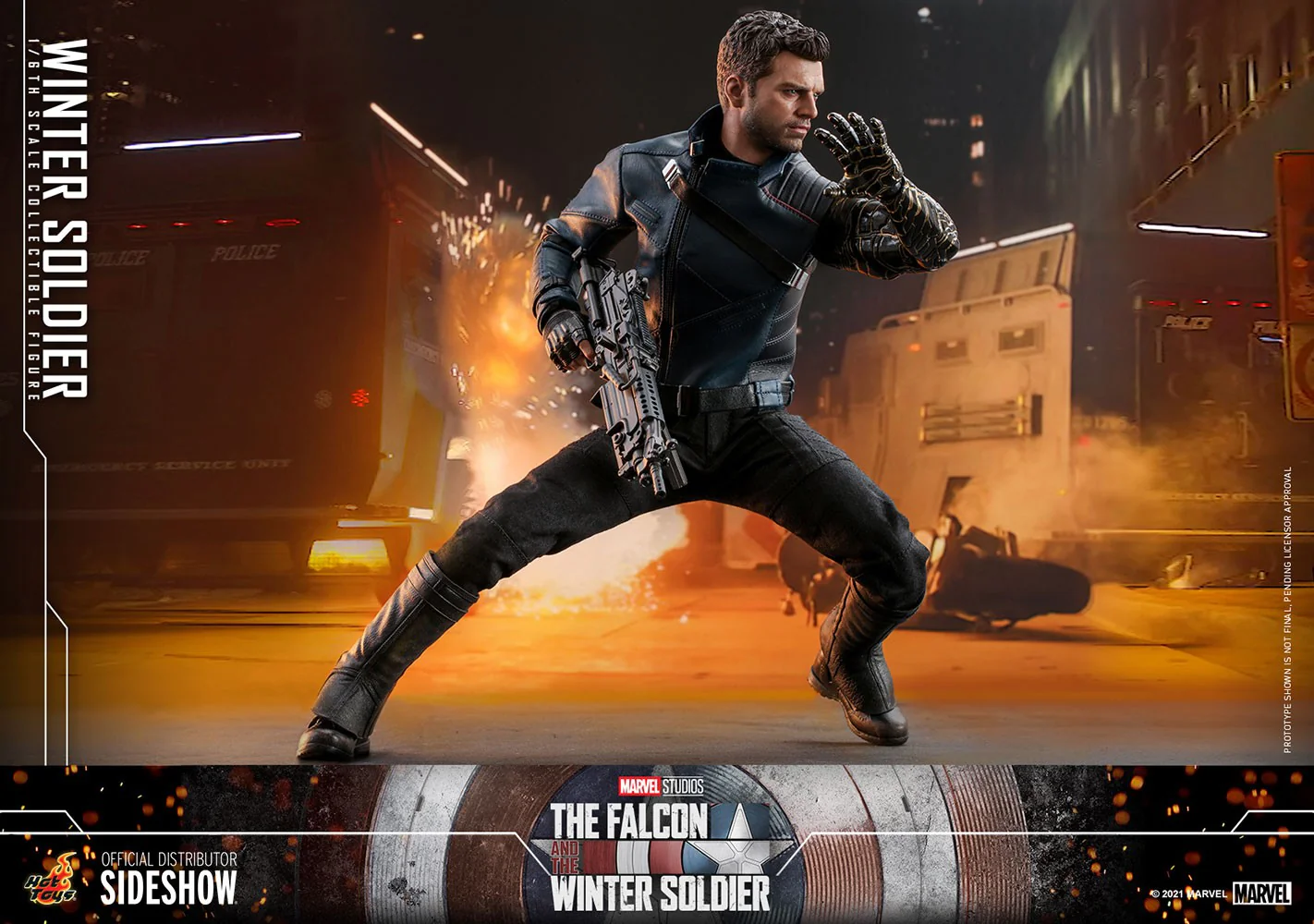 Winter Soldier 1/6 Scale Collectible Figure – Hot Toys TV Masterpiece (Falcon & Winter Soldier) - Image 12