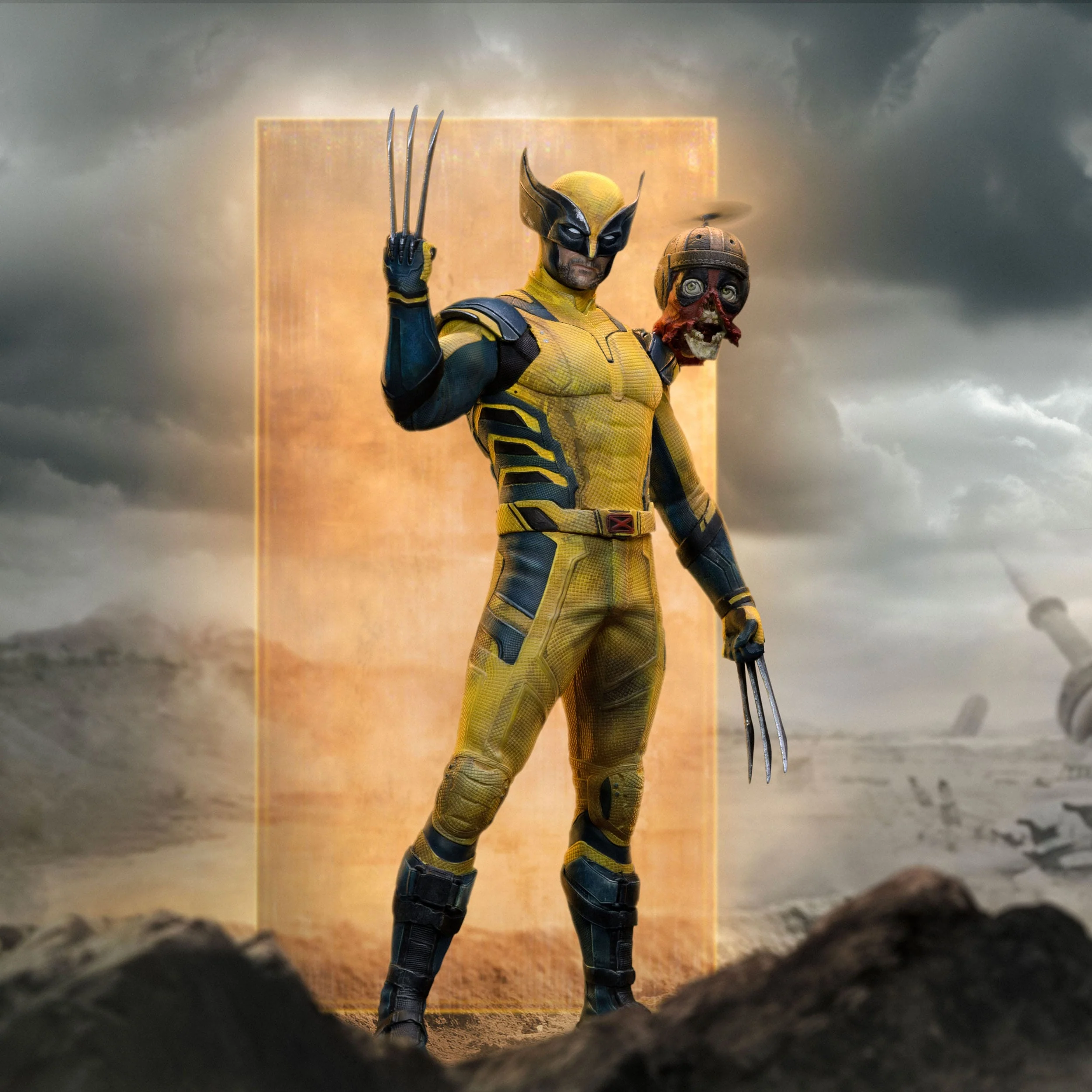 Wolverine & Headpool Art Scale Deadpool 3 Iron Studios - Image 9